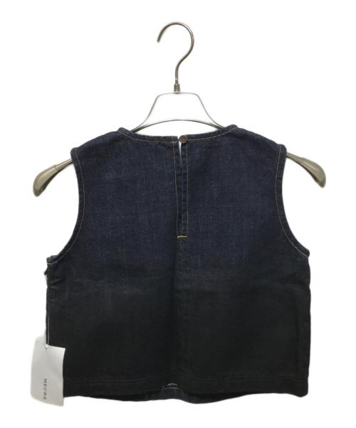 MECRE（メクル）MECRE (メクル) コーティングオーガニックデニムプルオーバー インディゴ サイズ:Freeの古着・服飾アイテム