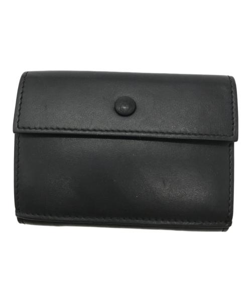 Acne studios（アクネ ストゥディオス）Acne studios (アクネ ストゥディオス) 3つ折り財布 ブラックの古着・服飾アイテム