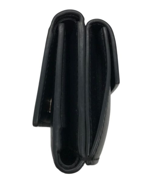 Acne studios（アクネ ストゥディオス）Acne studios (アクネ ストゥディオス) 3つ折り財布 ブラックの古着・服飾アイテム