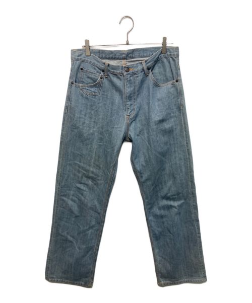 PURPLE BRAND（パープルブランド）PURPLE BRAND (パープルブランド) ワイドデニムパンツ ブルー サイズ:Lの古着・服飾アイテム