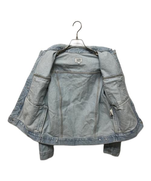 MARITHE+FRANCOIS GIRBAUD（マリテフランソワジルボー）MARITHE+FRANCOIS GIRBAUD (マリテフランソワジルボー) デニムジャケット ブルー サイズ:1の古着・服飾アイテム