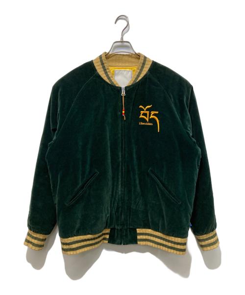 Liberaiders（リベレイダース）Liberaiders (リベレイダース) ベロアスタジャン グリーン サイズ:SIZE Mの古着・服飾アイテム