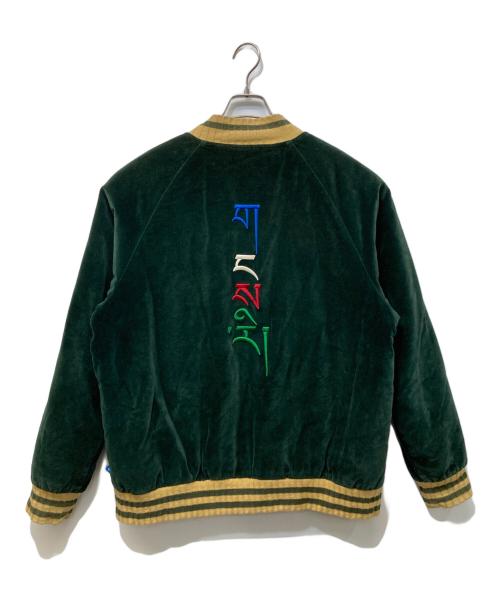 Liberaiders（リベレイダース）Liberaiders (リベレイダース) ベロアスタジャン グリーン サイズ:SIZE Mの古着・服飾アイテム