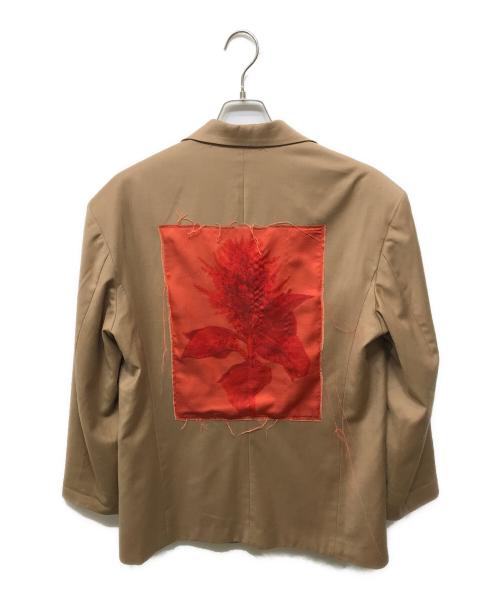 yarden（ヤーデン）yarden (ヤーデン) テーラードジャケット ベージュ サイズ:１の古着・服飾アイテム