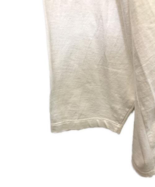 MM6 Maison Margiela（エムエムシックスメゾンマルジェラ）MM6 Maison Margiela (エムエムシックスメゾンマルジェラ) オープンショルダーカットソー ホワイト サイズ:Sの古着・服飾アイテム