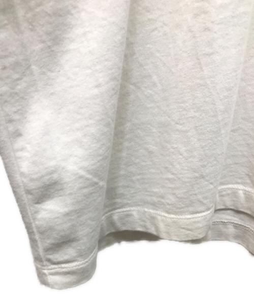 MM6 Maison Margiela（エムエムシックスメゾンマルジェラ）MM6 Maison Margiela (エムエムシックスメゾンマルジェラ) オープンショルダーカットソー ホワイト サイズ:Sの古着・服飾アイテム