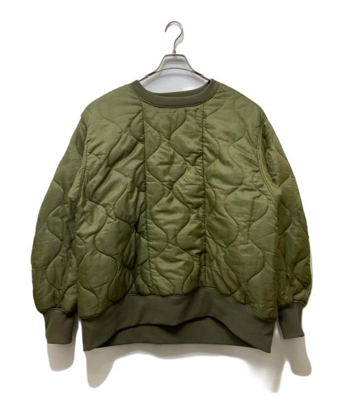 oddment（オッドメント）oddment (オッドメント) Quilting Crew カーキ サイズ:SIZE Mの古着・服飾アイテム