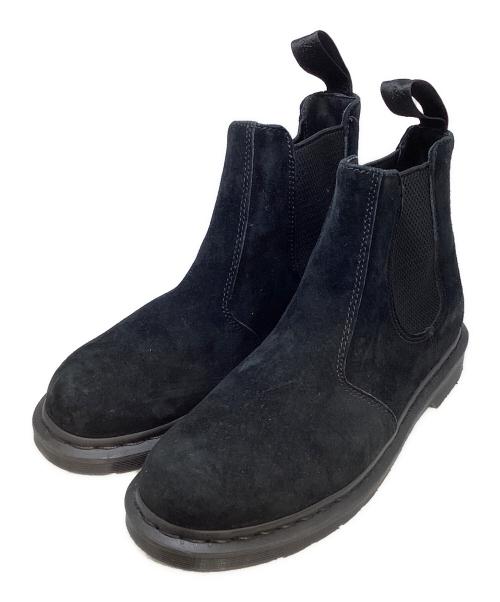 Dr.Martens（ドクターマーチン）Dr.Martens (ドクターマーチン) 2976MONO スウェードサイドゴアブーツ ブラック サイズ:UK8の古着・服飾アイテム