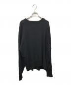 AMBUSHアンブッシュ）の古着「JPWS CREWNECK SWEATSHIRT 再構築クルーネックスウェット」｜ブラック