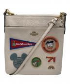 COACH×DISNEYコーチ×ディズニー）の古着「キット メッセンジャー クロスボディ ウィズ パッチ」｜アイボリー