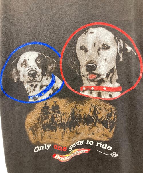 90'S Budweiser（バドワイザー）90'S Budweiser (バドワイザー) プリントTシャツ ブラック サイズ:XLの古着・服飾アイテム
