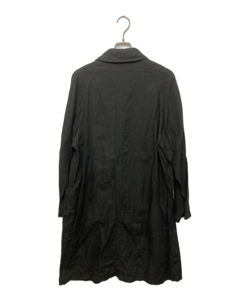 nestrobe confect（ネストローブ コンフェクト）nestrobe confect (ネストローブ コンフェクト) オーバーダイリネンステンカラーコート ブラック サイズ:FREEの古着・服飾アイテム