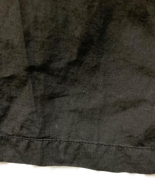 nestrobe confect（ネストローブ コンフェクト）nestrobe confect (ネストローブ コンフェクト) オーバーダイリネンステンカラーコート ブラック サイズ:FREEの古着・服飾アイテム