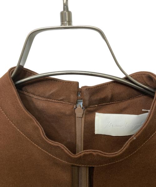 Mame Kurogouchi（マメクロゴウチ）Mame Kurogouchi (マメクロゴウチ) Cotton Jersey Dress ブラウン サイズ:1の古着・服飾アイテム