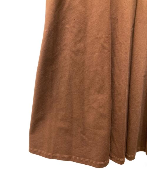 Mame Kurogouchi（マメクロゴウチ）Mame Kurogouchi (マメクロゴウチ) Cotton Jersey Dress ブラウン サイズ:1の古着・服飾アイテム