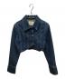 Paloma Wool（パロマウール）の古着「GUILLERMO クロップドデニムジャケッ」｜ブルー