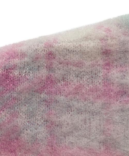 jieda（ジエダ）Jieda (ジエダ) MOHAIR CHECKED CARDIGAN ピンク×ブルー サイズ:Mの古着・服飾アイテム