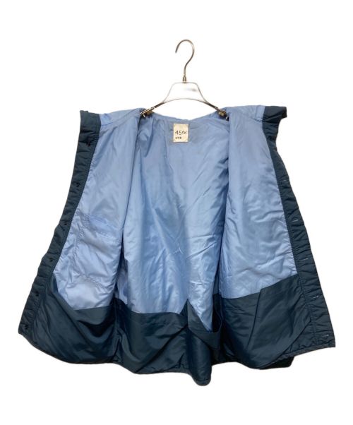 45R（フォーティファイブ・アール）45R (フォーティーファイブアール) ナイロンキルトの908フーディ ネイビー サイズ:Lの古着・服飾アイテム