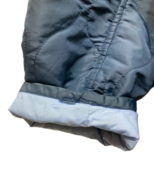 45R（フォーティファイブ・アール）45R (フォーティーファイブアール) ナイロンキルトの908フーディ ネイビー サイズ:Lの古着・服飾アイテム