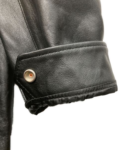 Schott（ショット）Schott (ショット) SHEEP LEATHER COACH JACKET ブラック サイズ:XLの古着・服飾アイテム