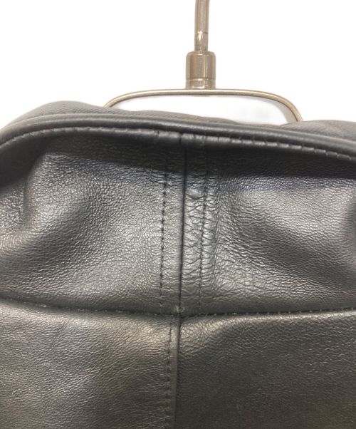 Schott（ショット）Schott (ショット) SHEEP LEATHER COACH JACKET ブラック サイズ:XLの古着・服飾アイテム