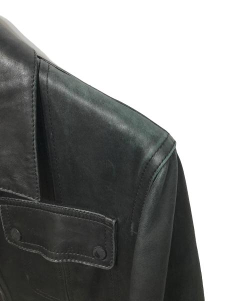 NEIL BARRETT（ニールバレット）NEIL BARRETT (ニールバレット) マルチポケットレザージャケット ブラック サイズ:Sの古着・服飾アイテム