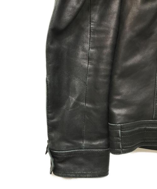 NEIL BARRETT（ニールバレット）NEIL BARRETT (ニールバレット) マルチポケットレザージャケット ブラック サイズ:Sの古着・服飾アイテム
