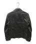 NEIL BARRETT (ニールバレット) マルチポケットレザージャケット ブラック サイズ:S：28000円