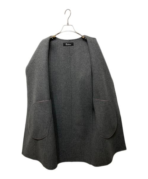 edition（エディション）Edition (エディション) ウールメルトン1ホックコート グレー サイズ:Freeの古着・服飾アイテム