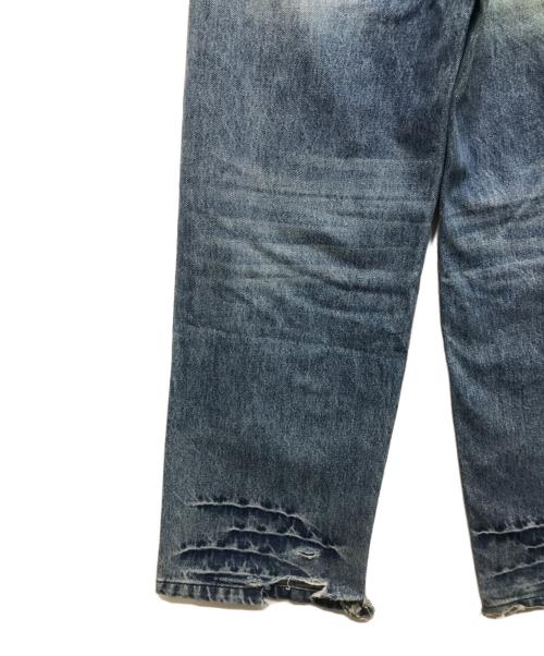 SOURPLUM（サワープラム）SOURPLUM (サワープラム) cat whisker torn jeans ブルー サイズ:XSの古着・服飾アイテム