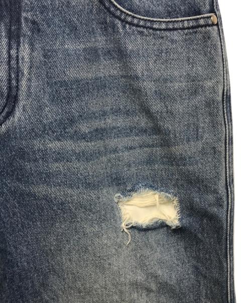 SOURPLUM（サワープラム）SOURPLUM (サワープラム) cat whisker torn jeans ブルー サイズ:XSの古着・服飾アイテム