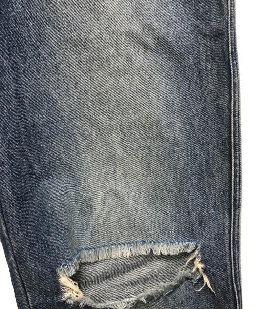 SOURPLUM（サワープラム）SOURPLUM (サワープラム) cat whisker torn jeans ブルー サイズ:XSの古着・服飾アイテム