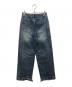 SOURPLUM (サワープラム) cat whisker torn jeans ブルー サイズ:XS：7000円