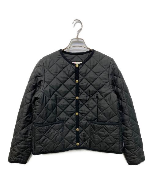 Traditional Weatherwear（トラディショナルウェザーウェア）Traditional Weatherwear (トラディショナルウェザーウェア) ARKLEY ノーカラーキルティングジャケット ブラック サイズ:34の古着・服飾アイテム