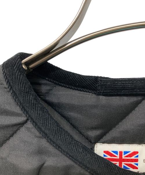 Traditional Weatherwear（トラディショナルウェザーウェア）Traditional Weatherwear (トラディショナルウェザーウェア) ARKLEY ノーカラーキルティングジャケット ブラック サイズ:34の古着・服飾アイテム