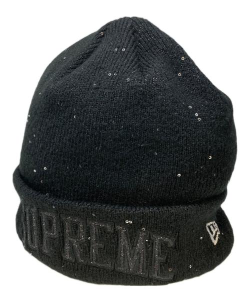 SUPREME（シュプリーム）SUPREME (シュプリーム) New Era (ニューエラ) Metallic Arc Beanie ブラックの古着・服飾アイテム