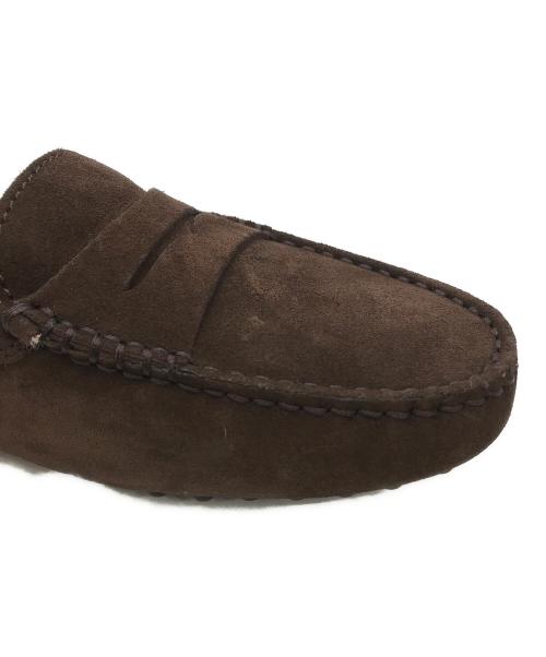 TOD'S（トッズ）TOD'S (トッズ) スウェードドライビングシューズ ブラウン サイズ:36の古着・服飾アイテム