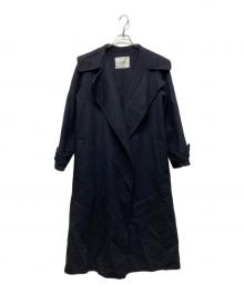 HER LIP TO（ハーリップトゥ）の古着「Lucca Wool Blend River Coat」｜ネイビー