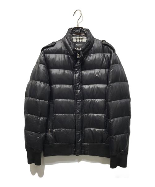 BURBERRY BLACK LABEL（バーバリーブラックレーベル）BURBERRY BLACK LABEL (バーバリーブラックレーベル) 裏地チェックダウンジャケット ブラック サイズ:SIZE Lの古着・服飾アイテム