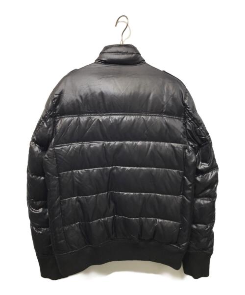 BURBERRY BLACK LABEL（バーバリーブラックレーベル）BURBERRY BLACK LABEL (バーバリーブラックレーベル) 裏地チェックダウンジャケット ブラック サイズ:SIZE Lの古着・服飾アイテム