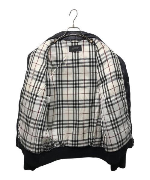 BURBERRY BLACK LABEL（バーバリーブラックレーベル）BURBERRY BLACK LABEL (バーバリーブラックレーベル) 裏地チェックダウンジャケット ブラック サイズ:SIZE Lの古着・服飾アイテム