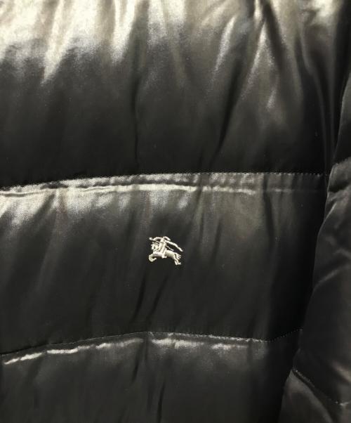 BURBERRY BLACK LABEL（バーバリーブラックレーベル）BURBERRY BLACK LABEL (バーバリーブラックレーベル) 裏地チェックダウンジャケット ブラック サイズ:SIZE Lの古着・服飾アイテム