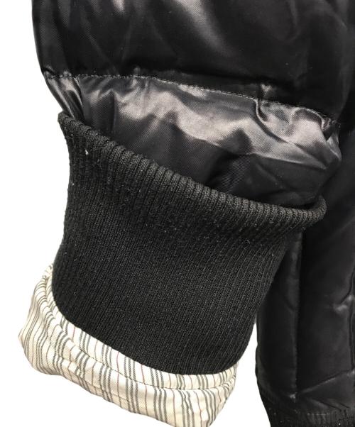 BURBERRY BLACK LABEL（バーバリーブラックレーベル）BURBERRY BLACK LABEL (バーバリーブラックレーベル) 裏地チェックダウンジャケット ブラック サイズ:SIZE Lの古着・服飾アイテム