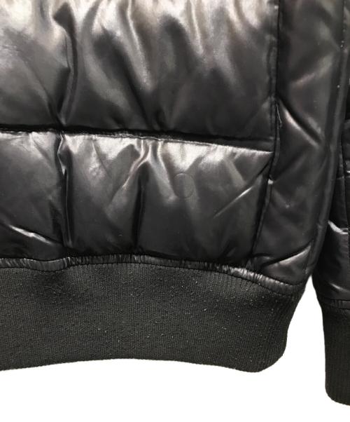 BURBERRY BLACK LABEL（バーバリーブラックレーベル）BURBERRY BLACK LABEL (バーバリーブラックレーベル) 裏地チェックダウンジャケット ブラック サイズ:SIZE Lの古着・服飾アイテム