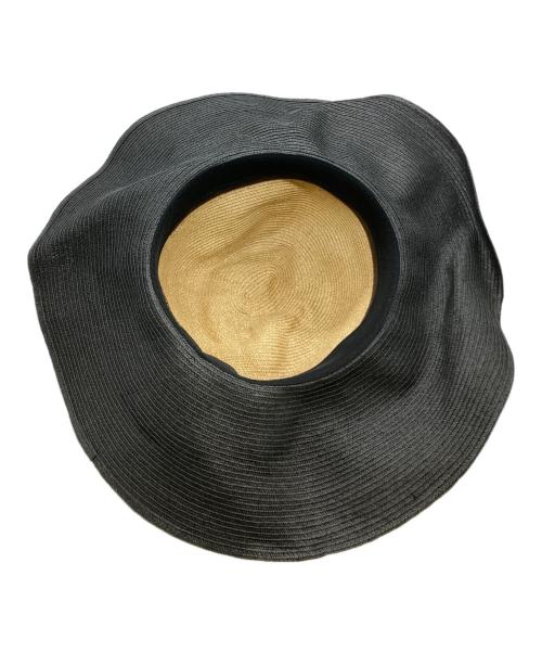 KAPITAL（キャピタル）KAPITAL (キャピタル) コンチョボタンストローハット ベージュ×グレーの古着・服飾アイテム