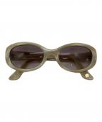 CHANELシャネル）の古着「マトラッセ サングラス」｜ベージュ