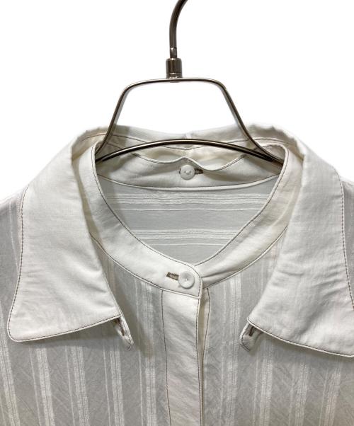 TODAYFUL（トゥデイフル）TODAYFUL (トゥデイフル) Sheerstripe Shirts Dress ホワイト サイズ:36の古着・服飾アイテム