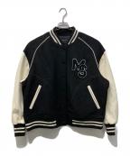 MAISON SPECIALメゾンスペシャル）の古着「Varsity Jacket」｜ブラック×ホワイト