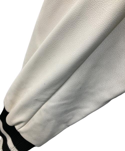 MAISON SPECIAL（メゾンスペシャル）MAISON SPECIAL (メゾンスペシャル) Varsity Jacket ブラック×ホワイト サイズ:FREEの古着・服飾アイテム