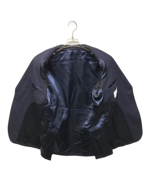 TOGA VIRILIS（トーガ ビリリース）TOGA VIRILIS (トーガ ビリリース) ネック切替テーラードジャケット ネイビー サイズ:44の古着・服飾アイテム